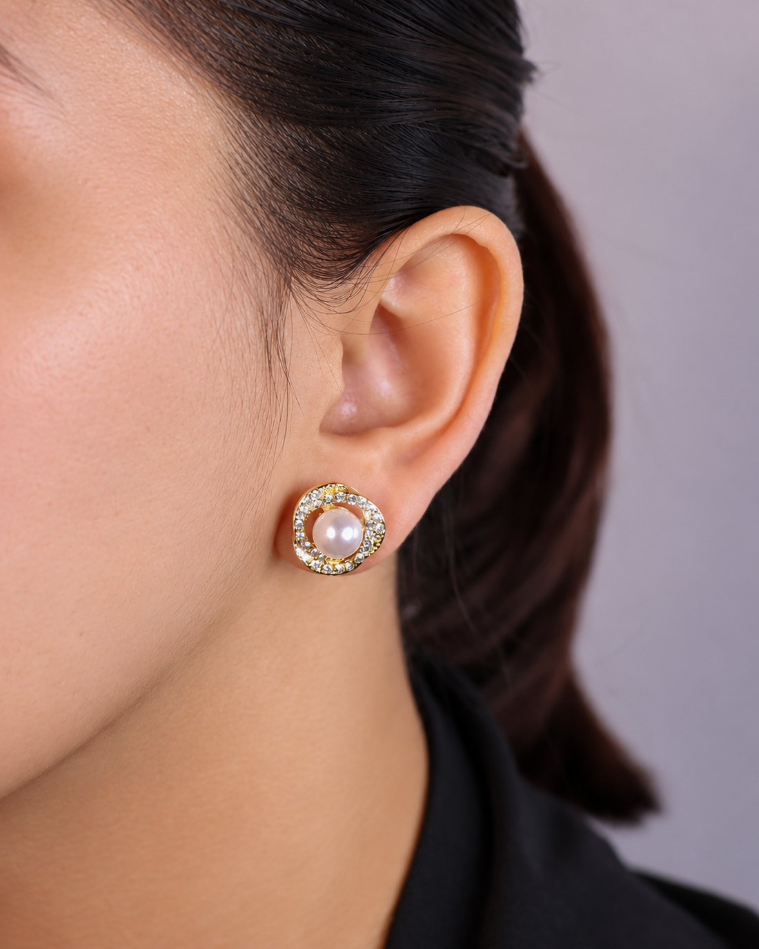 Pear Stud Earrings