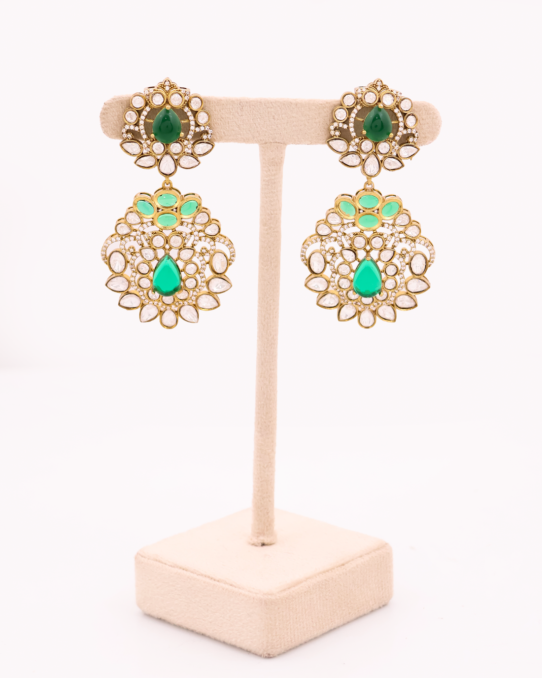 Zamrud Vana Kundan polki Necklace Set