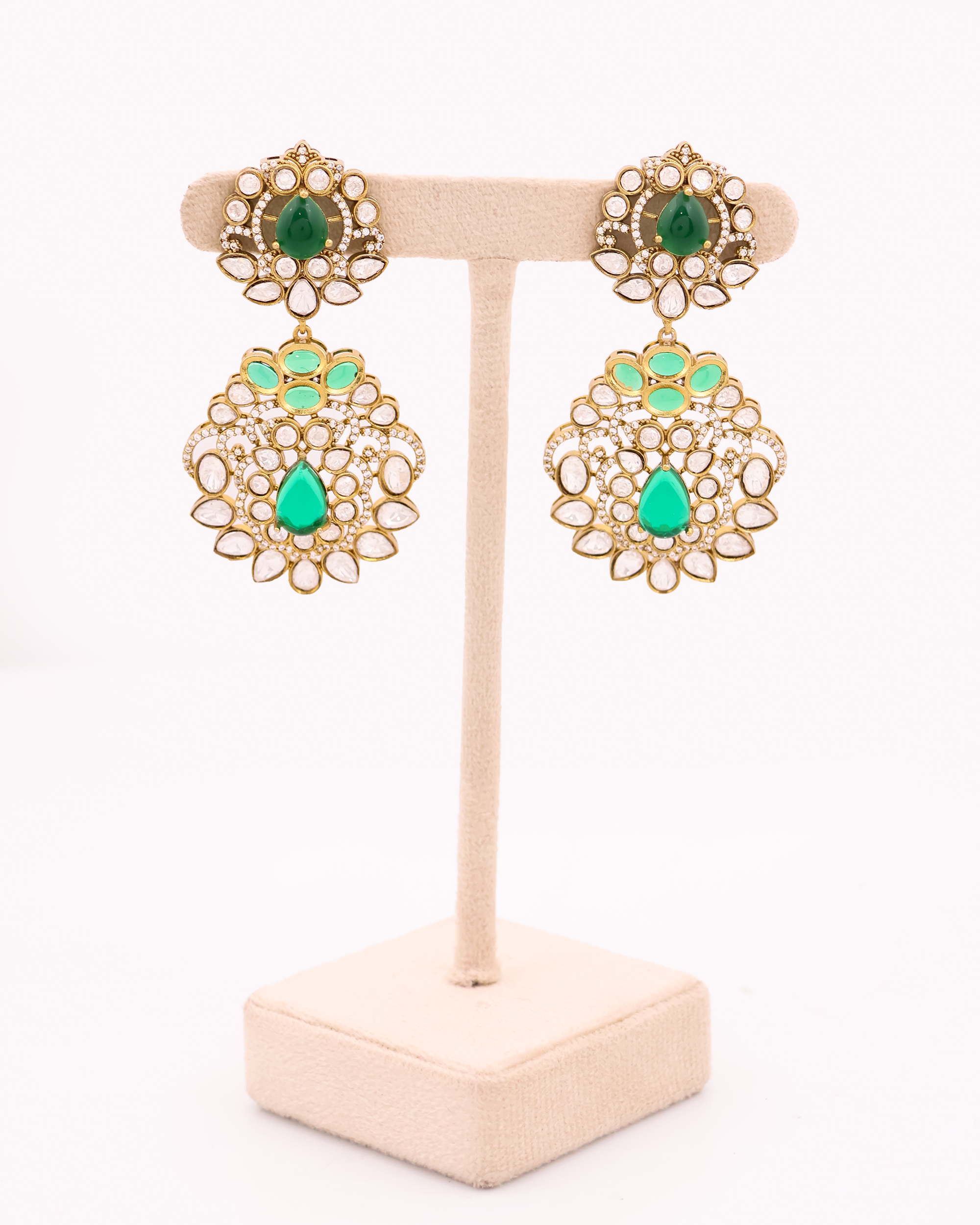 Zamrud Vana Kundan polki Necklace Set