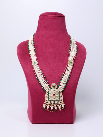 Sabyasachi-Inspired Kundan & Polki Necklace Set