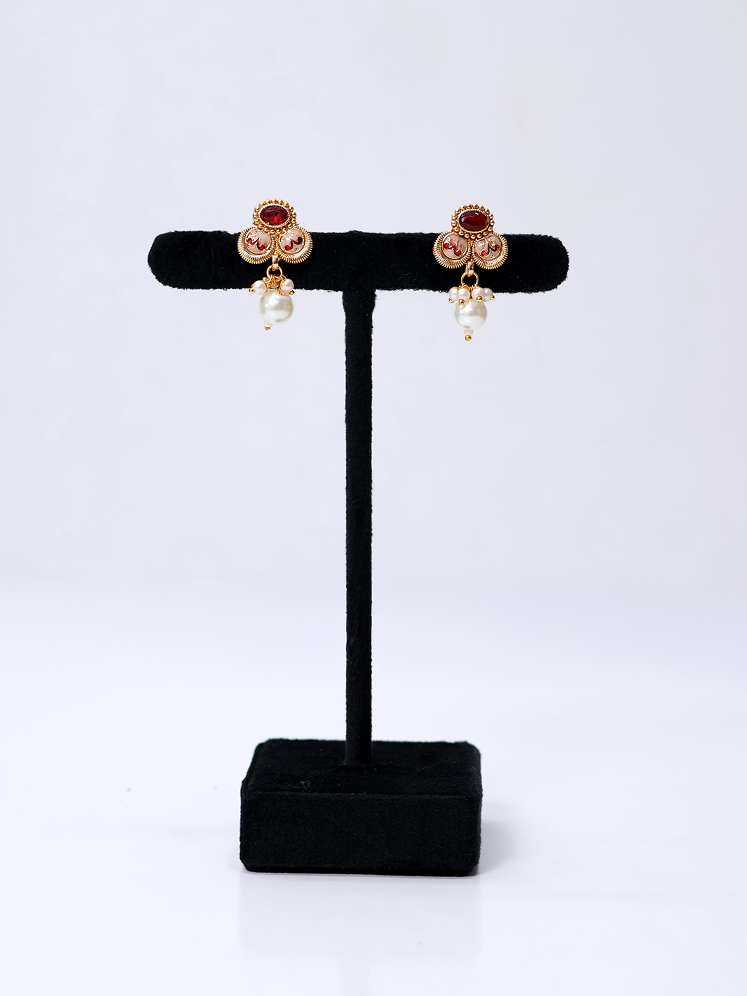 Petite Elegance Multicolor Meenakari and Pear Choker Necklace