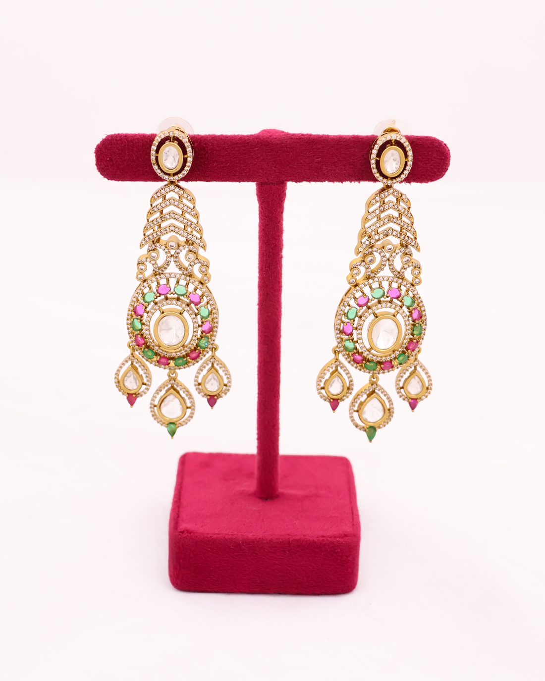 Surya Kiran Polki kundan Collar Necklace Set