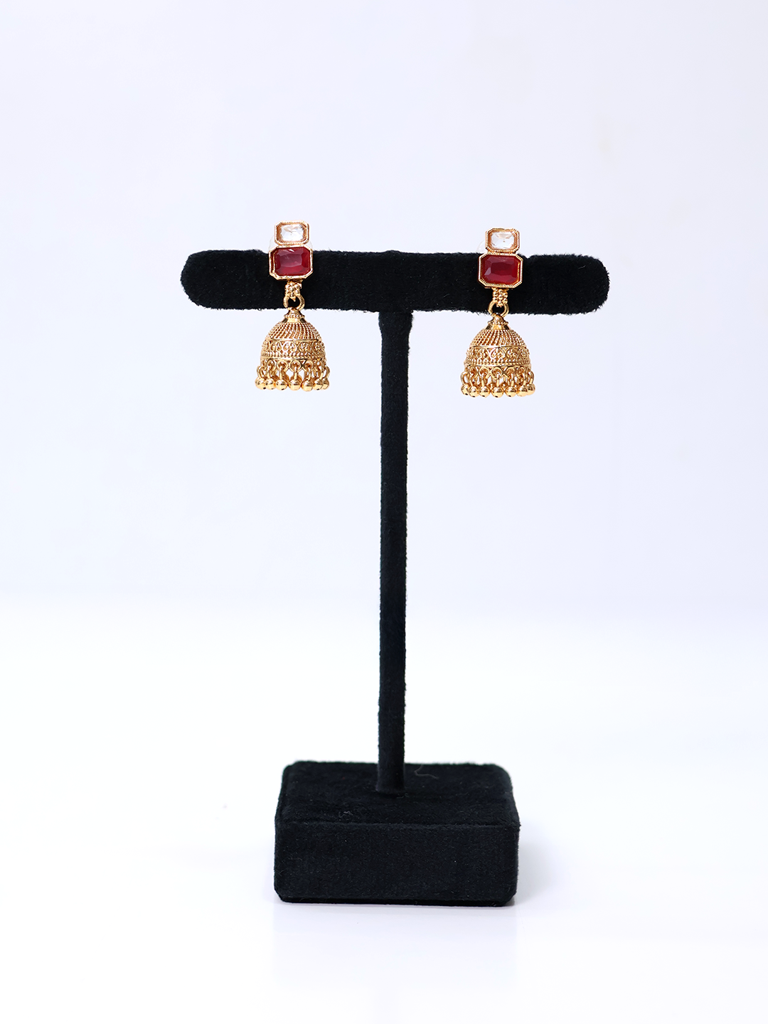 Regal Rubina Kundan Temple Choker Set