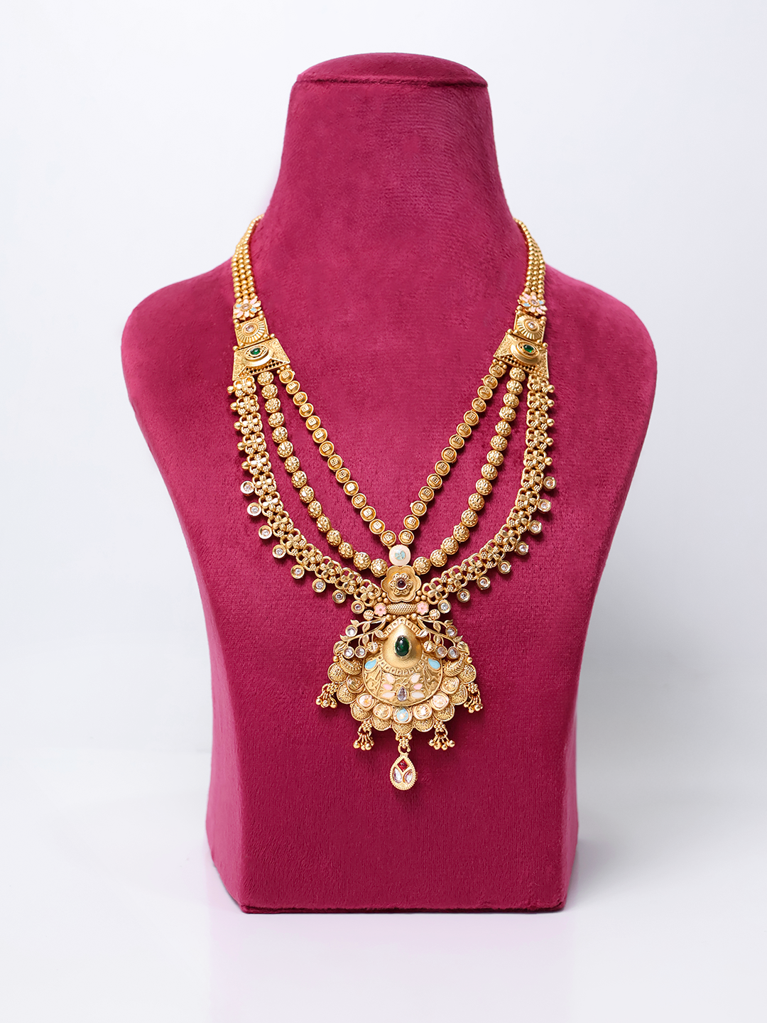 Temple Glory Gilded Majesty Three-Strand Necklace Set