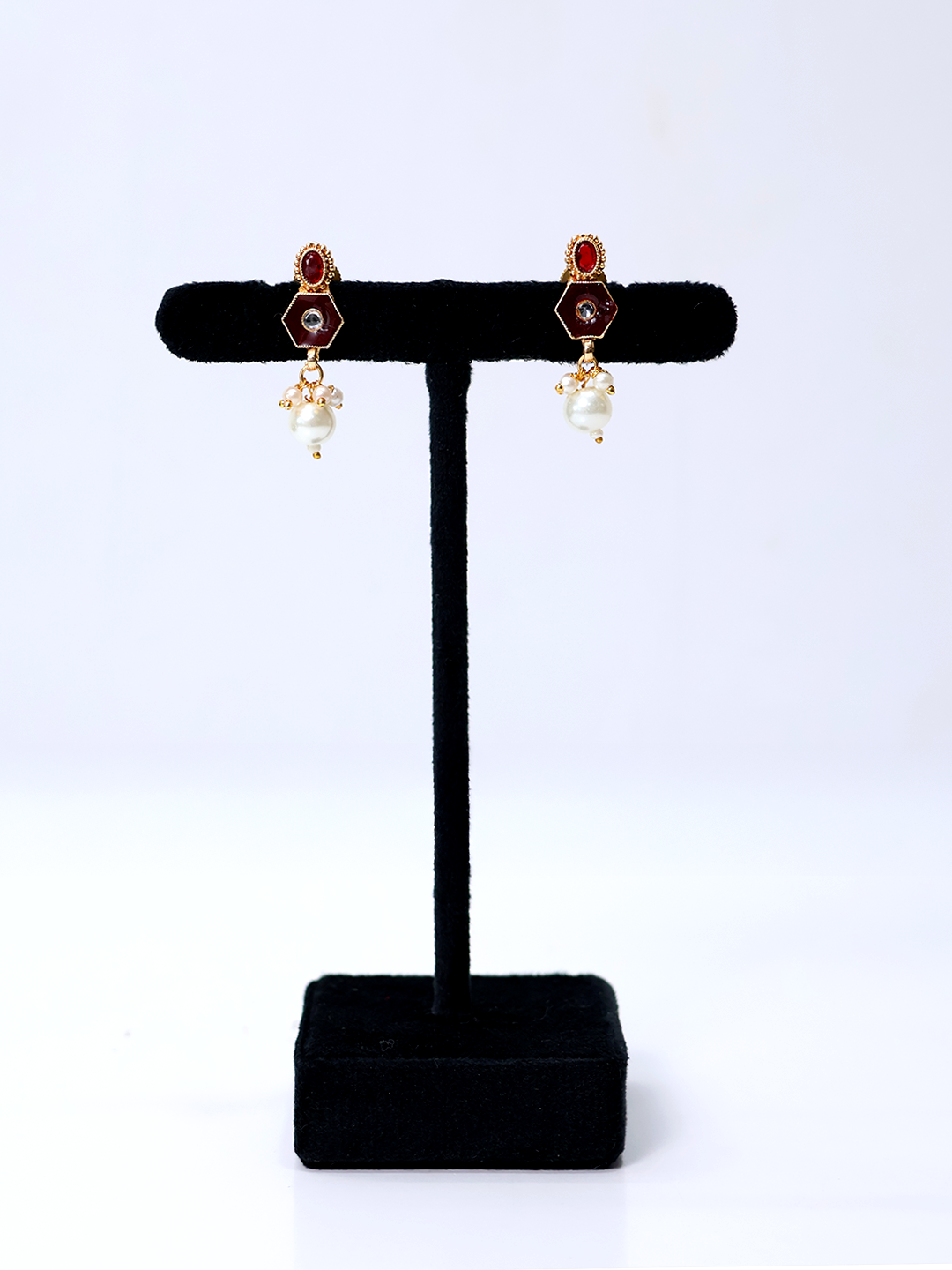 Petite Elegance Multicolor Meenakari and Pear Choker Necklace