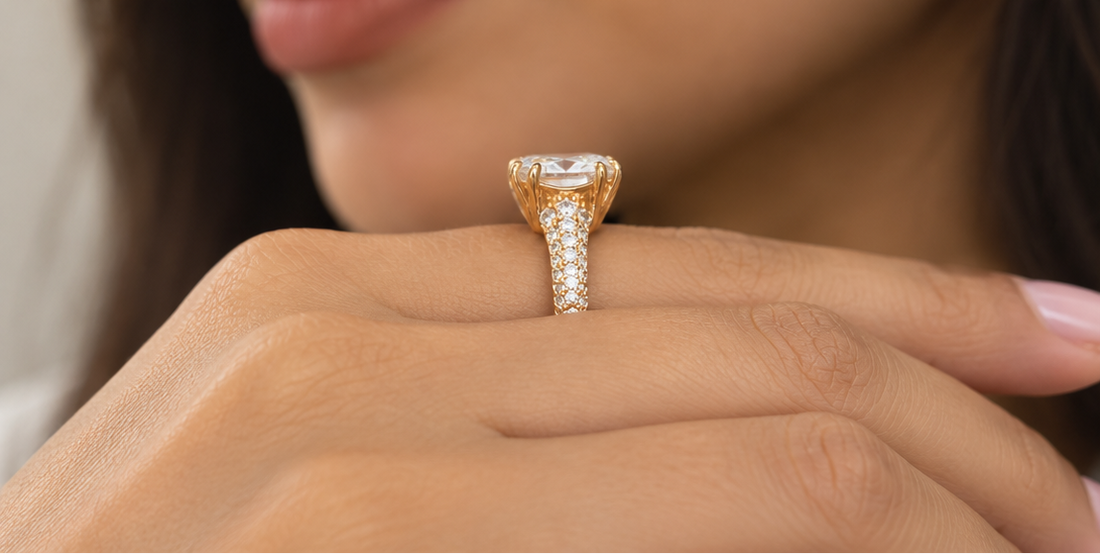Rock solitaire Ring