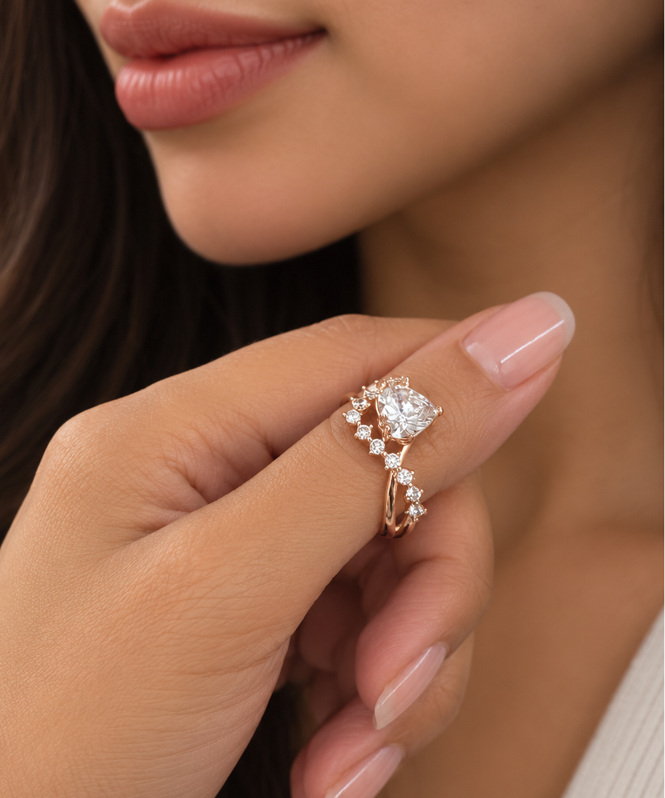 Heart Cross Ring