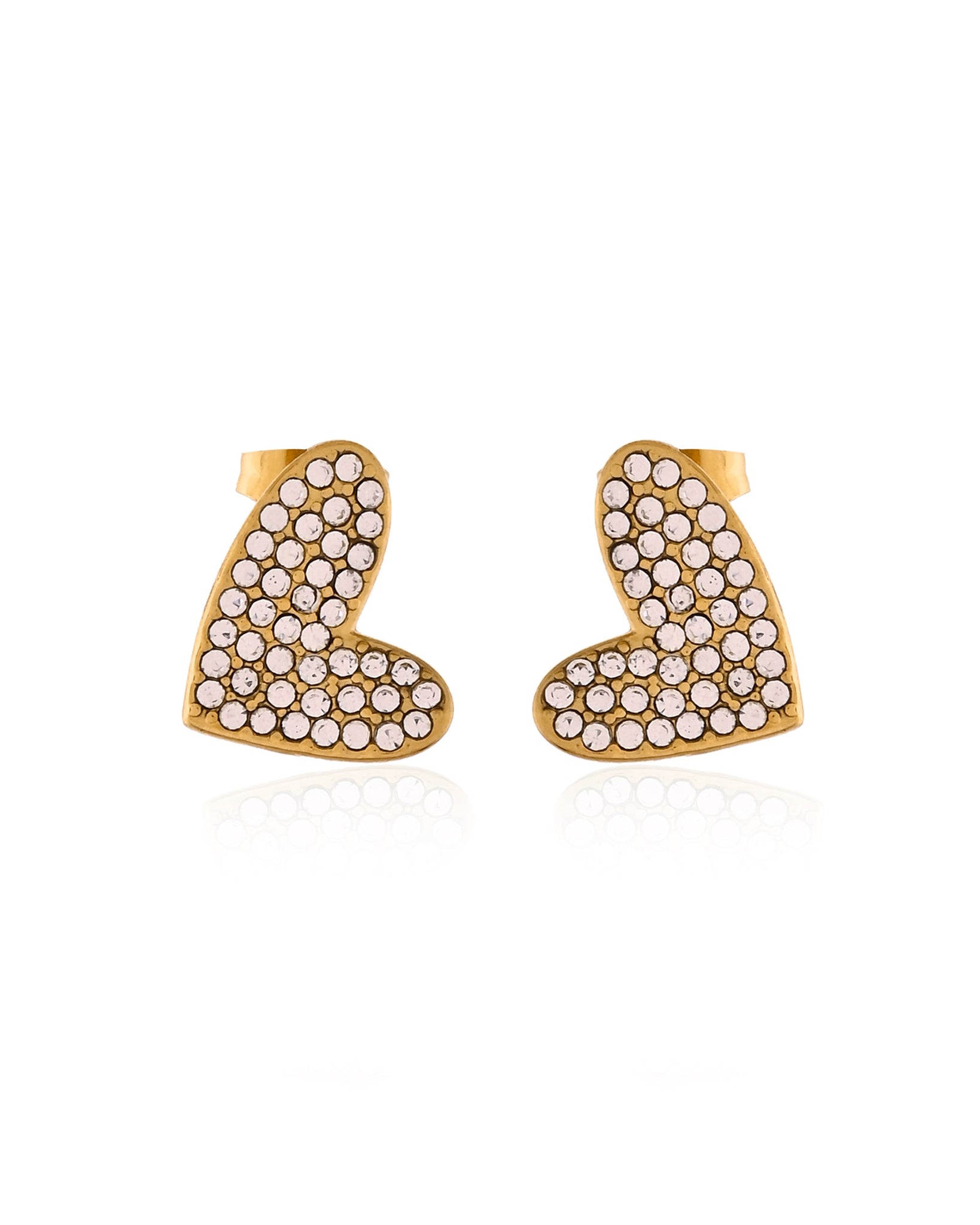 Love Crystal Stud Earrings