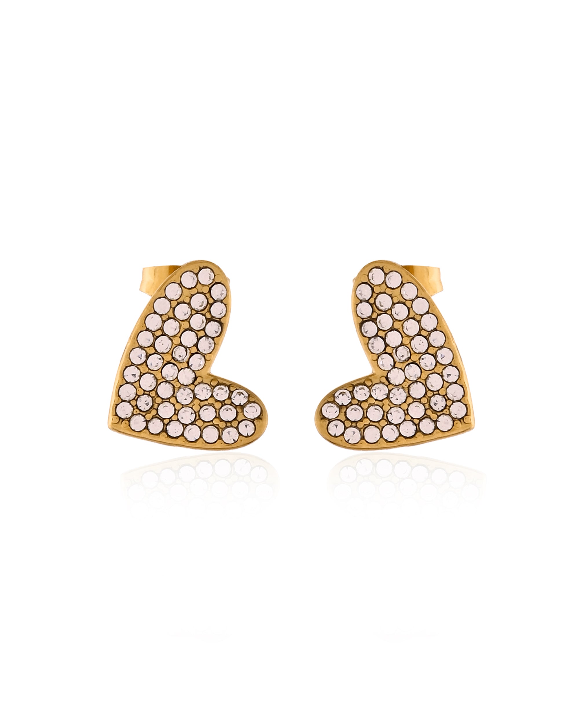 Love Crystal Stud Earrings