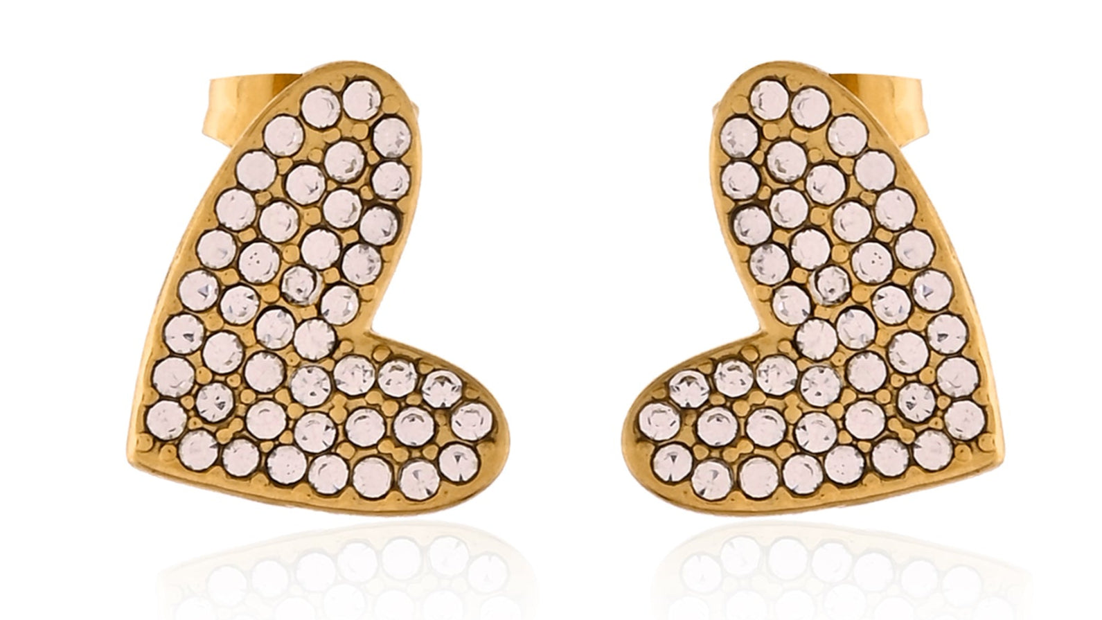 Love Crystal Stud Earrings