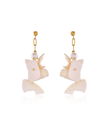 Sea Shell Dangle Earrings