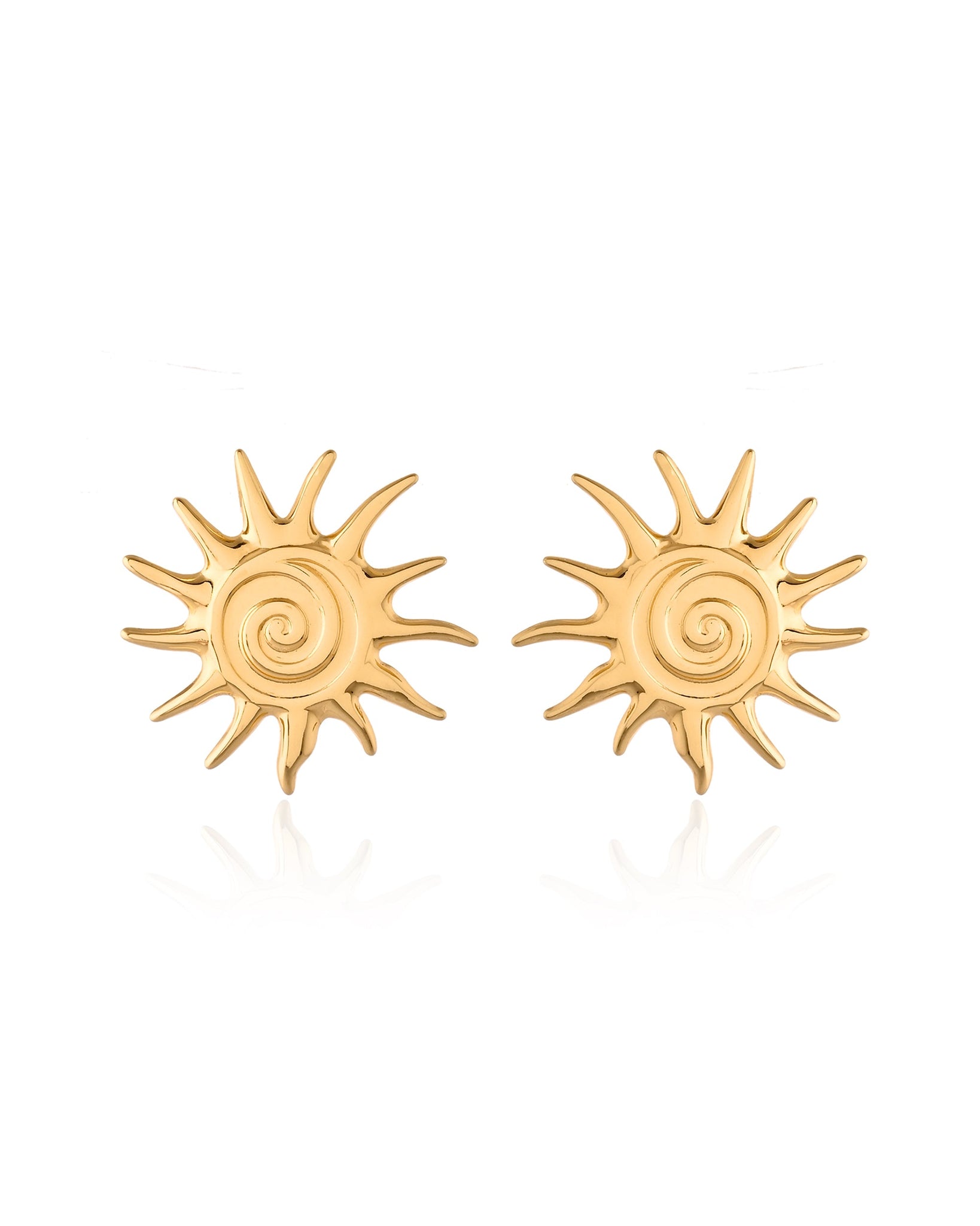 Chic Enamel Stud Earrings