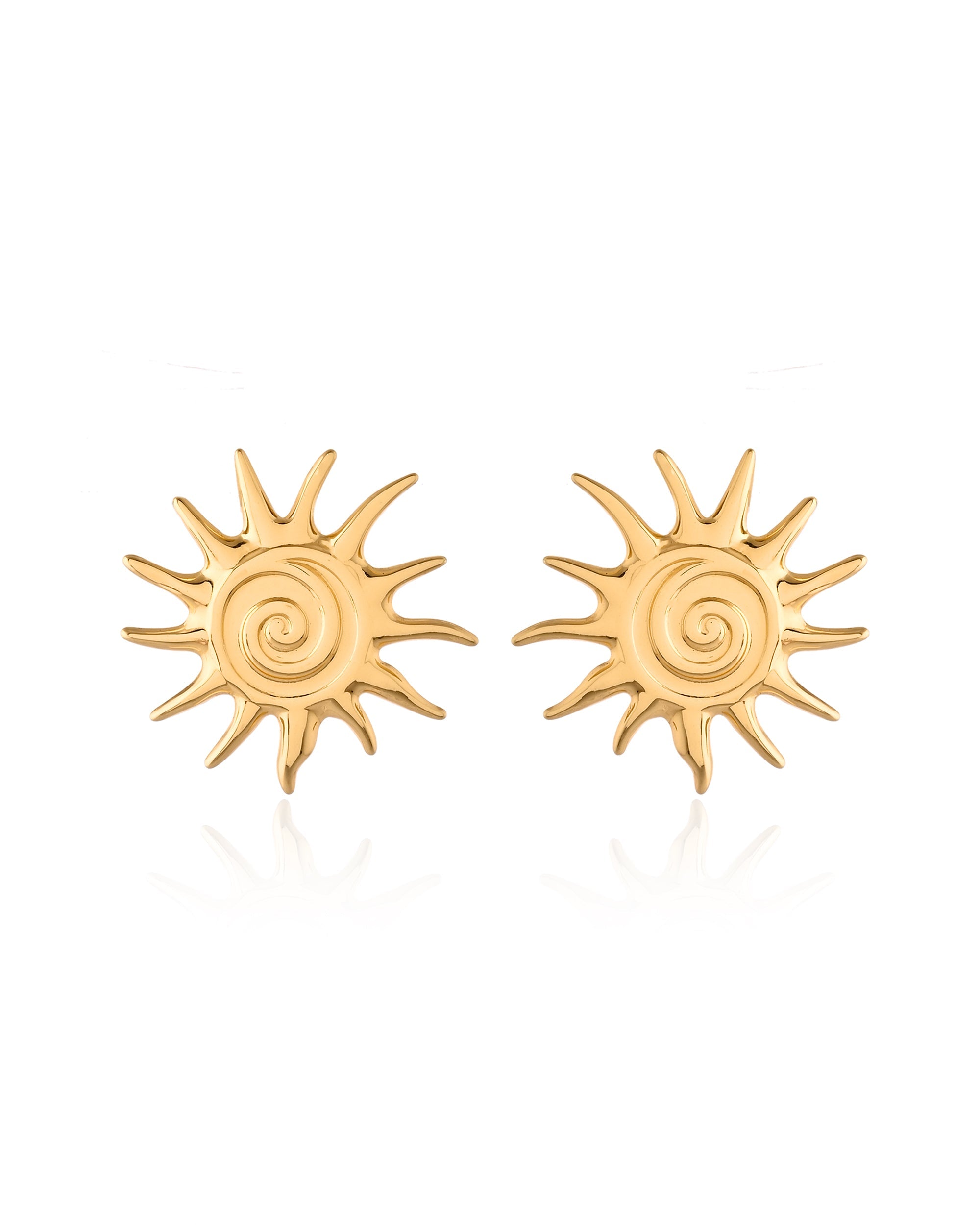 Chic Enamel Stud Earrings
