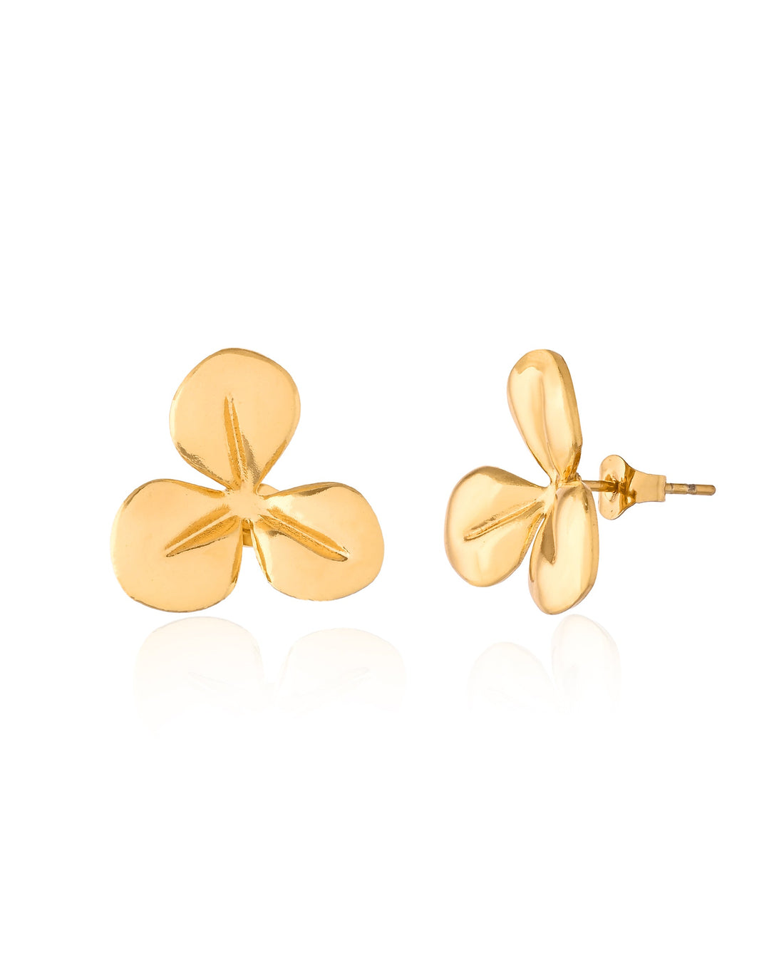 Serene Stainless Steel Stud Earrings