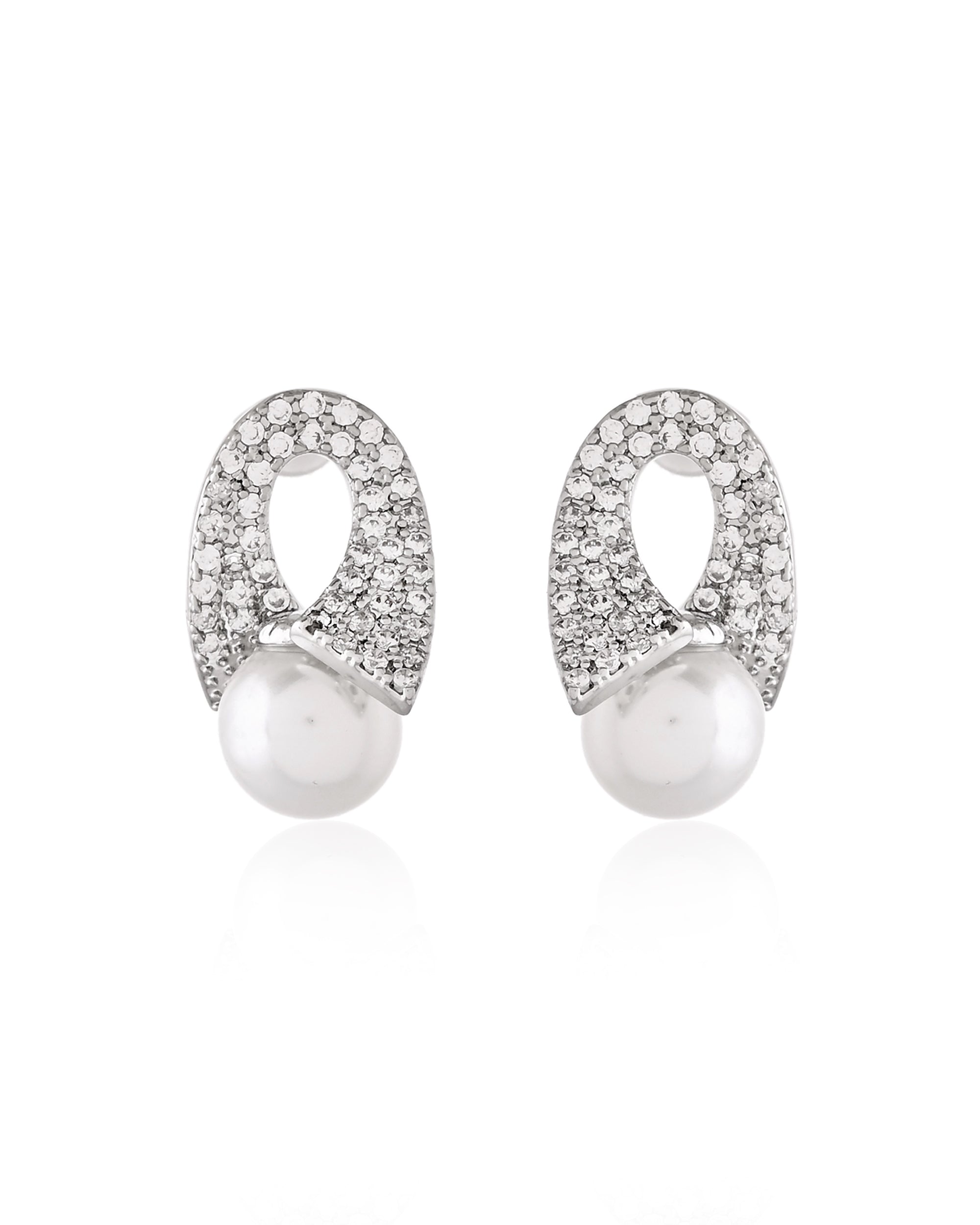 Tiny Pearl Drop Earrings