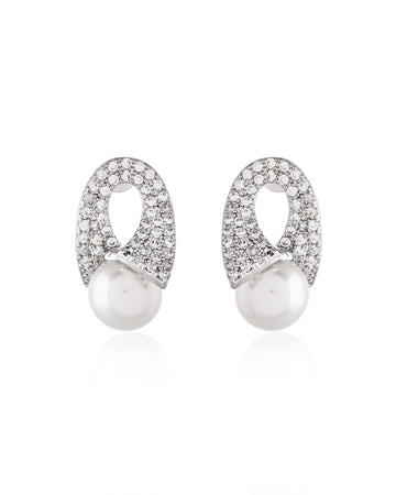 Tiny Pearl Drop Earrings