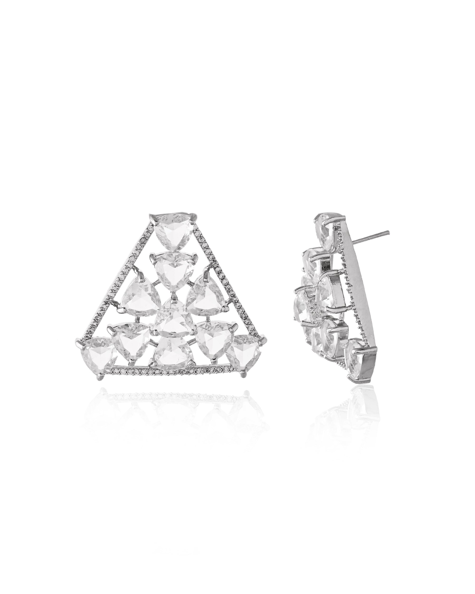 CZ Triangular Shape Set