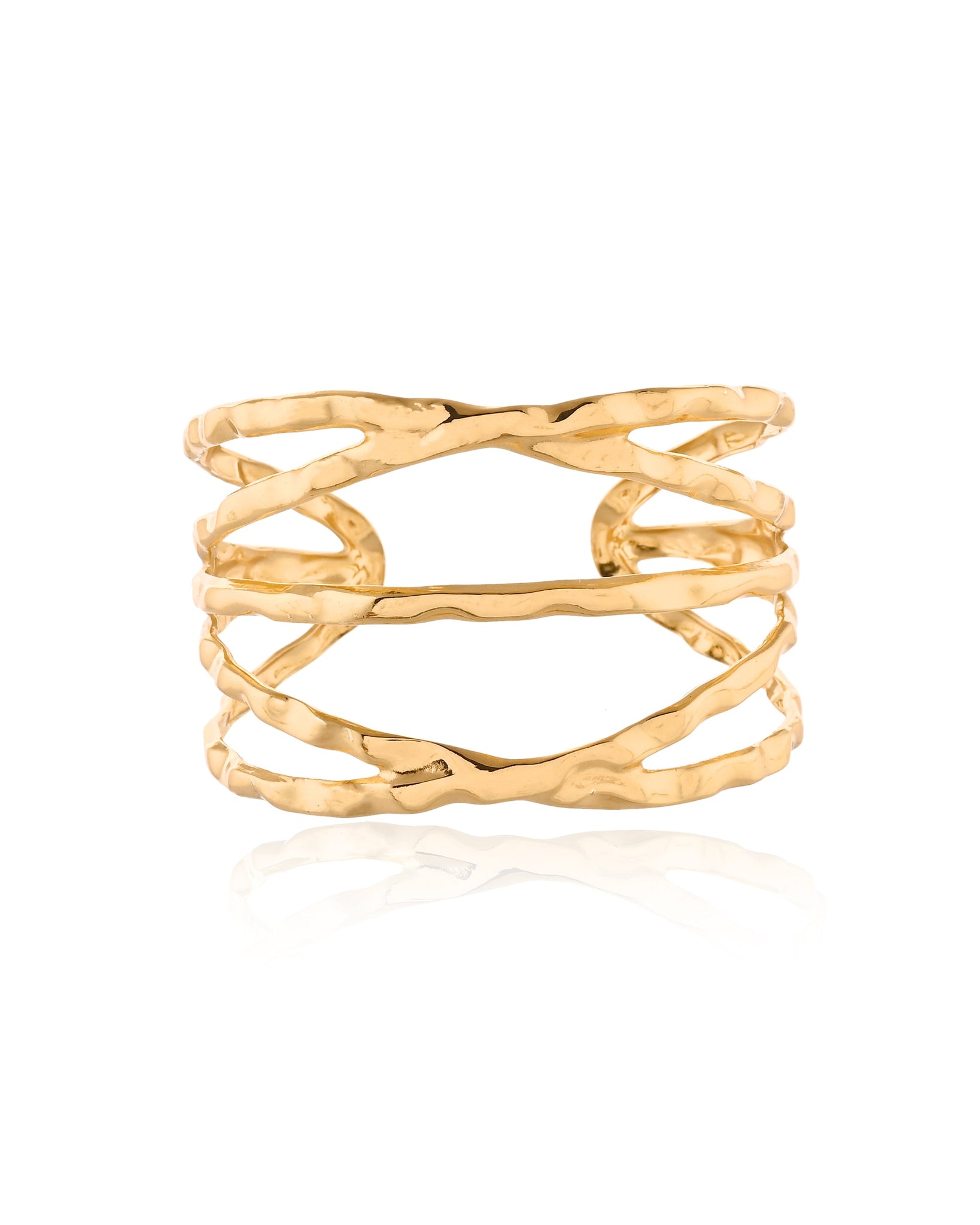 Noble Brass Cuff Bracelet