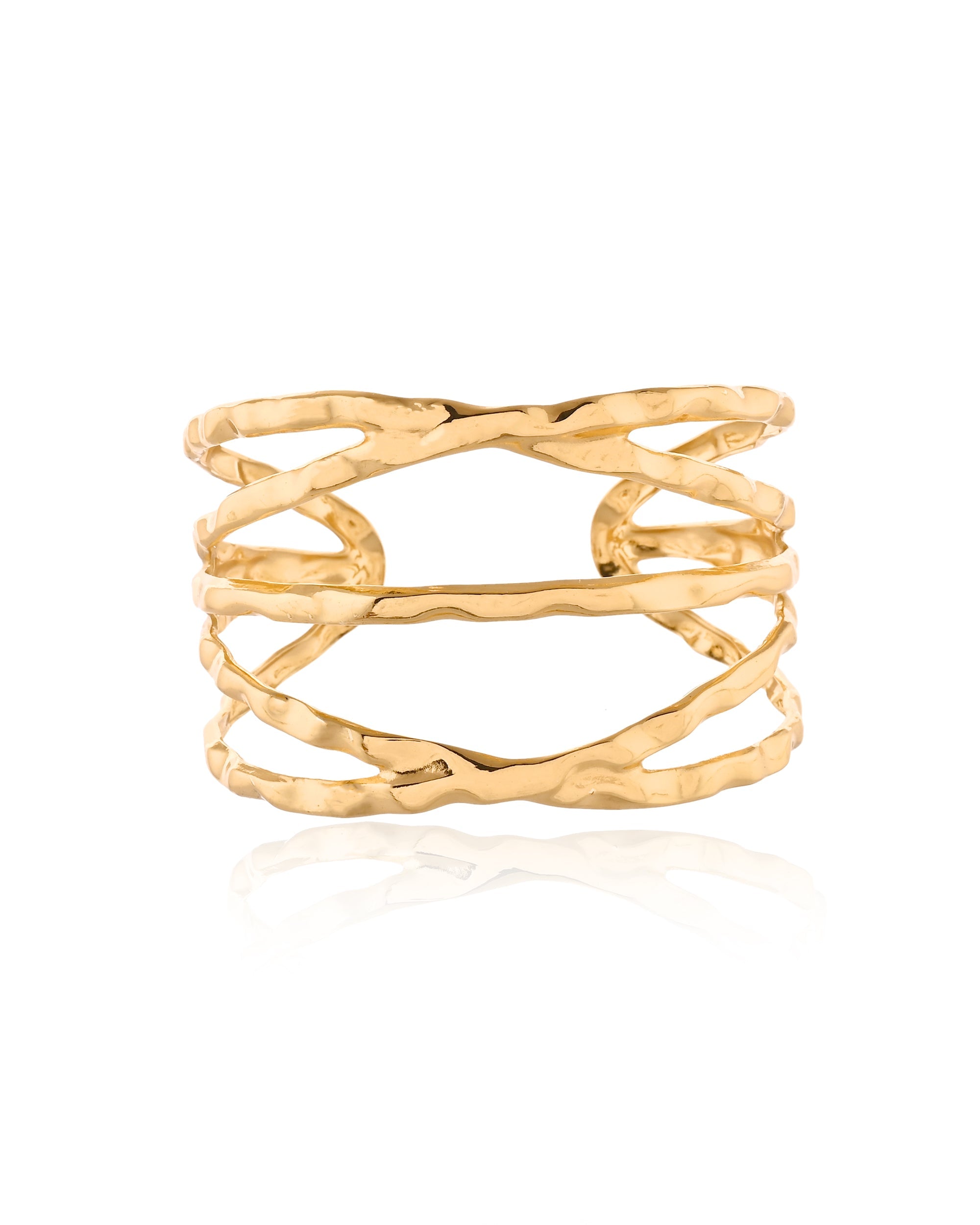 Noble Brass Cuff Bracelet