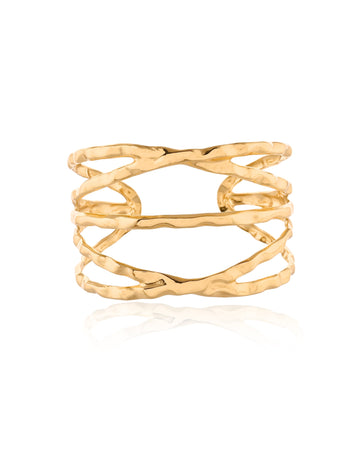 Noble Brass Cuff Bracelet