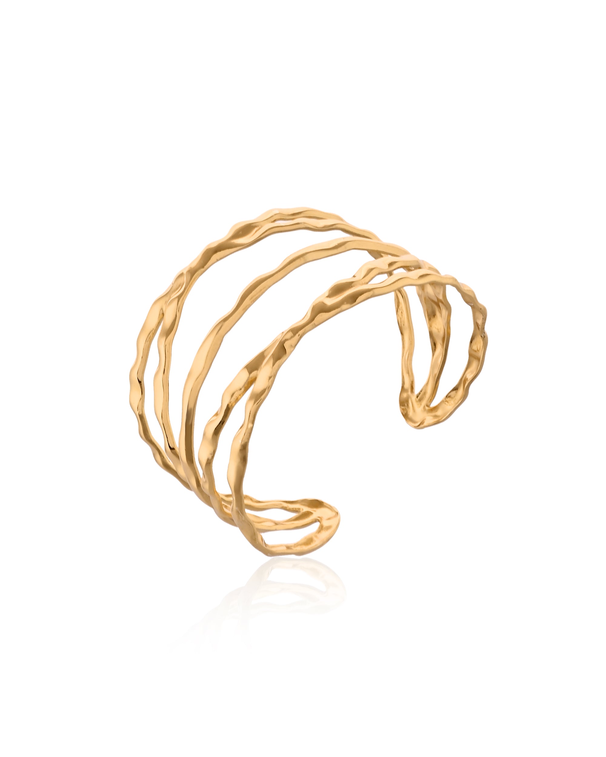 Noble Brass Cuff Bracelet