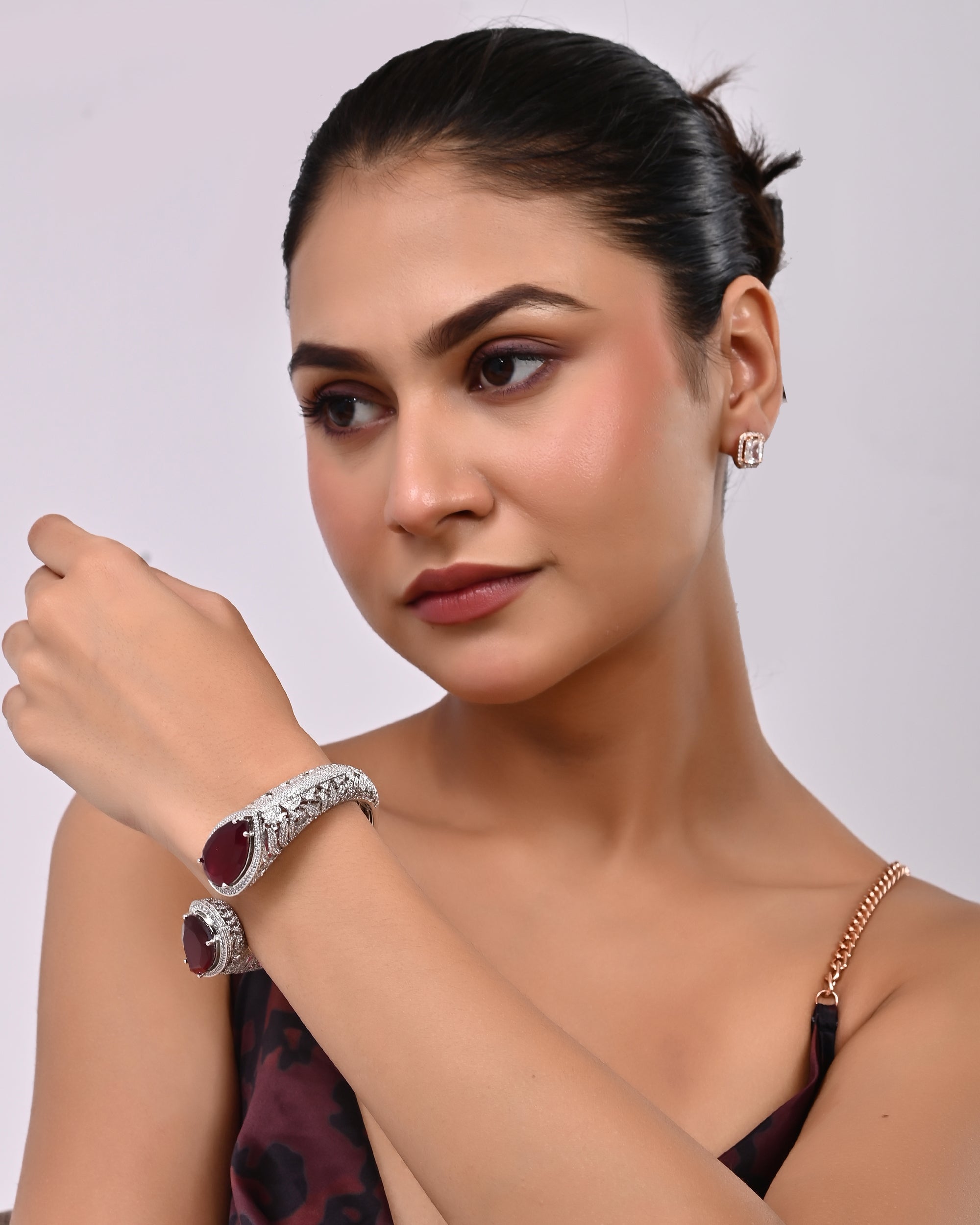 2 RO lux Ruby Cuff Bracelet