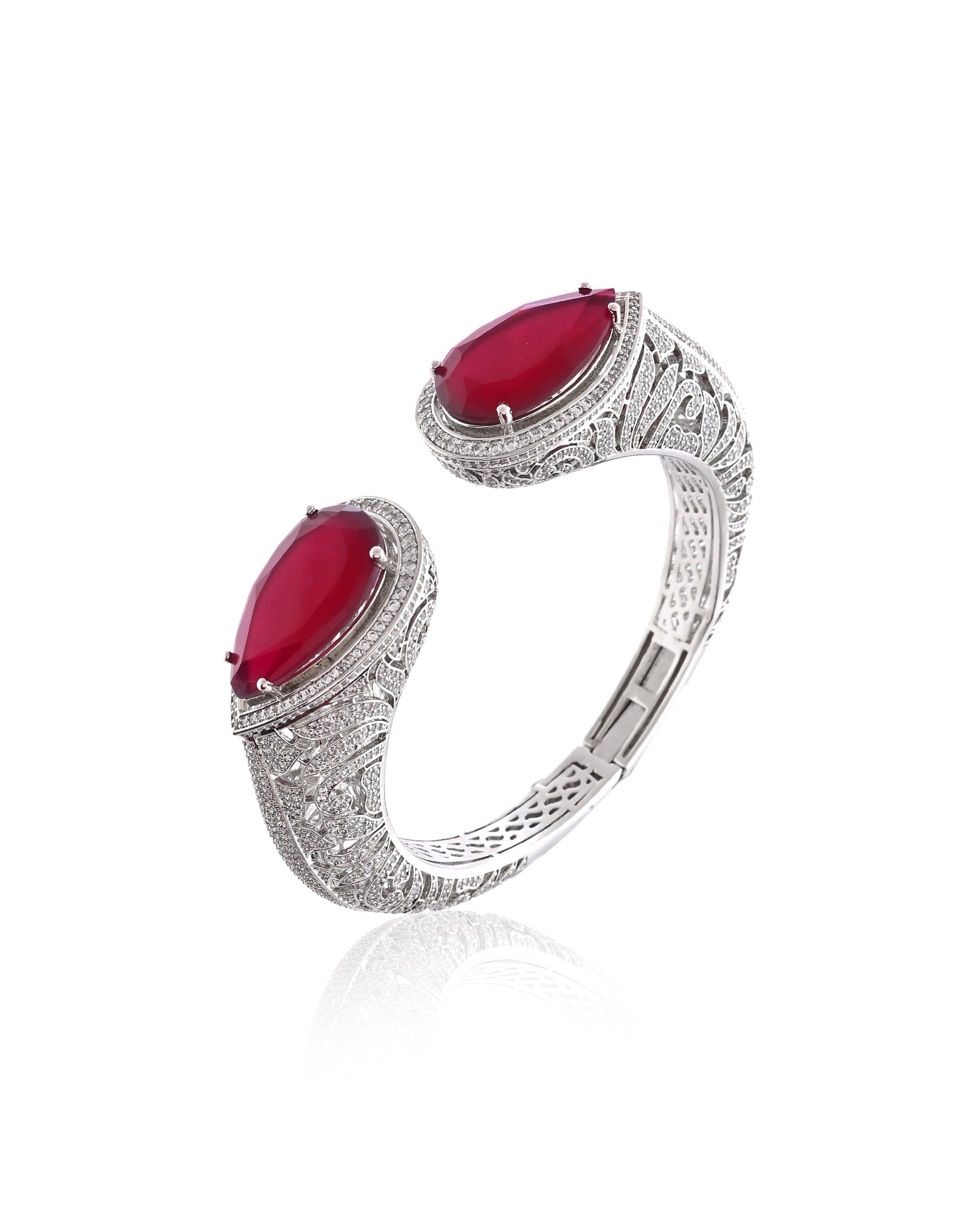 2 RO lux Ruby Cuff Bracelet