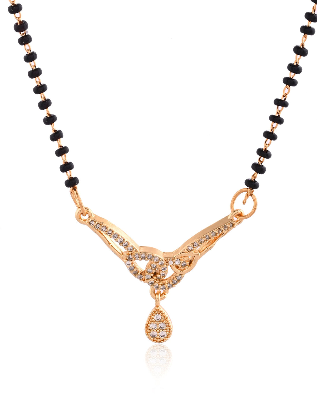 Signature Crest Diamond-Accented Chain Mangalsutra