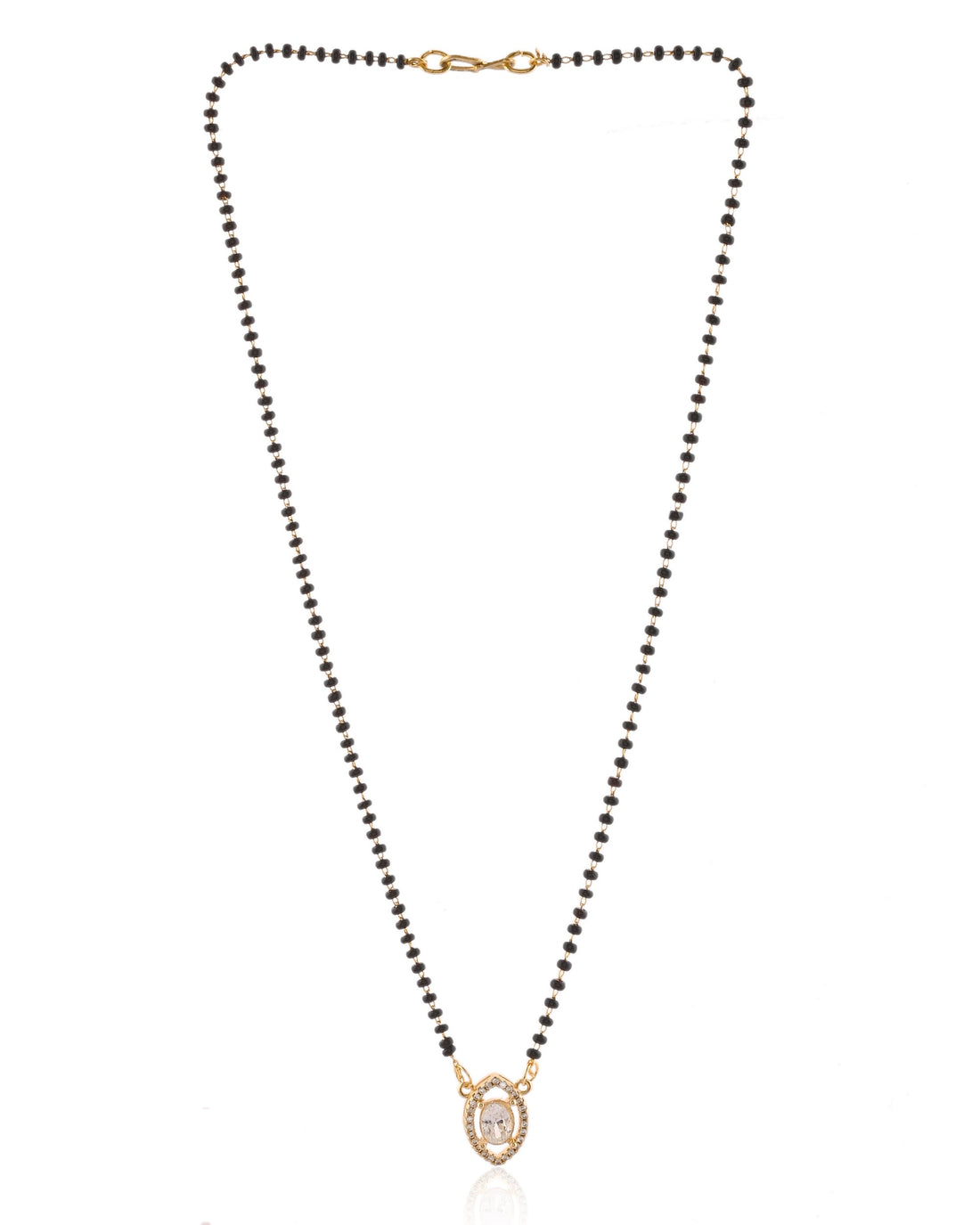 Halo Drop Oval Mangalsutra