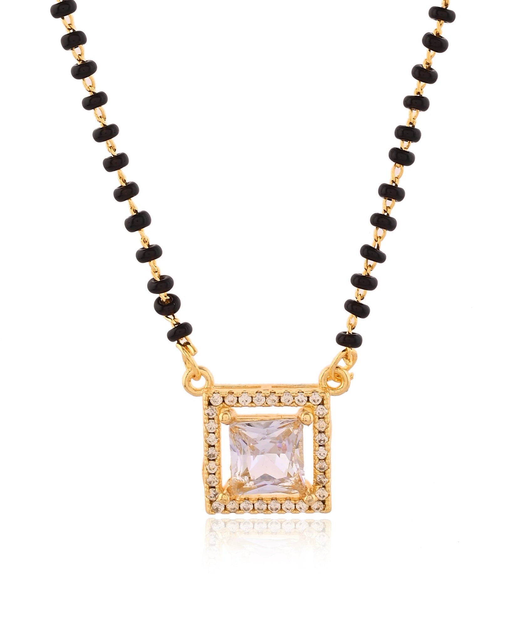 Prism Square Center Stone Mangalsutra