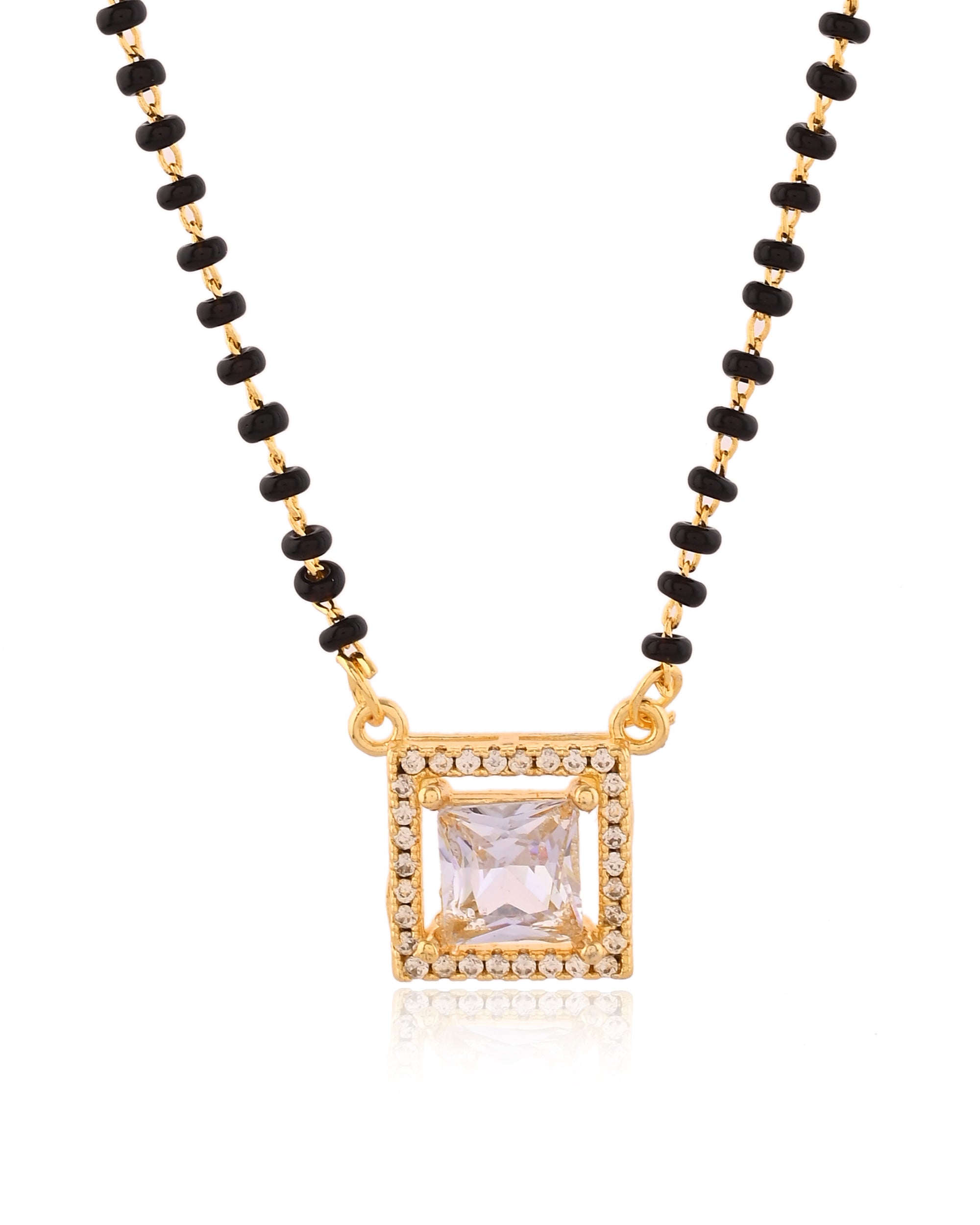Prism Square Center Stone Mangalsutra