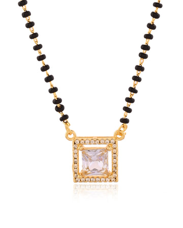 Prism Square Center Stone Mangalsutra