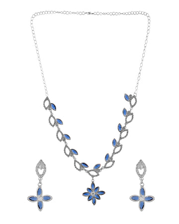 Ocean Floral Vine Pendant  Pendants Choker Set