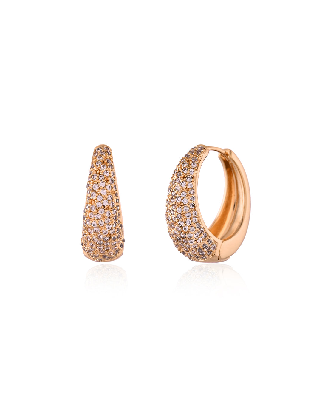 Zariya Glow Huggies Earrings