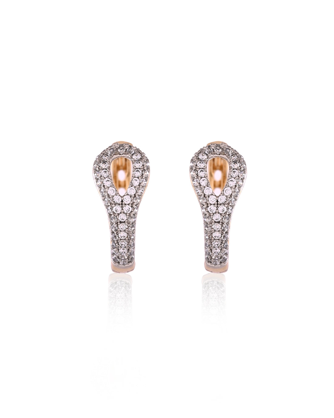Amaira Pavé Hoops Earrings