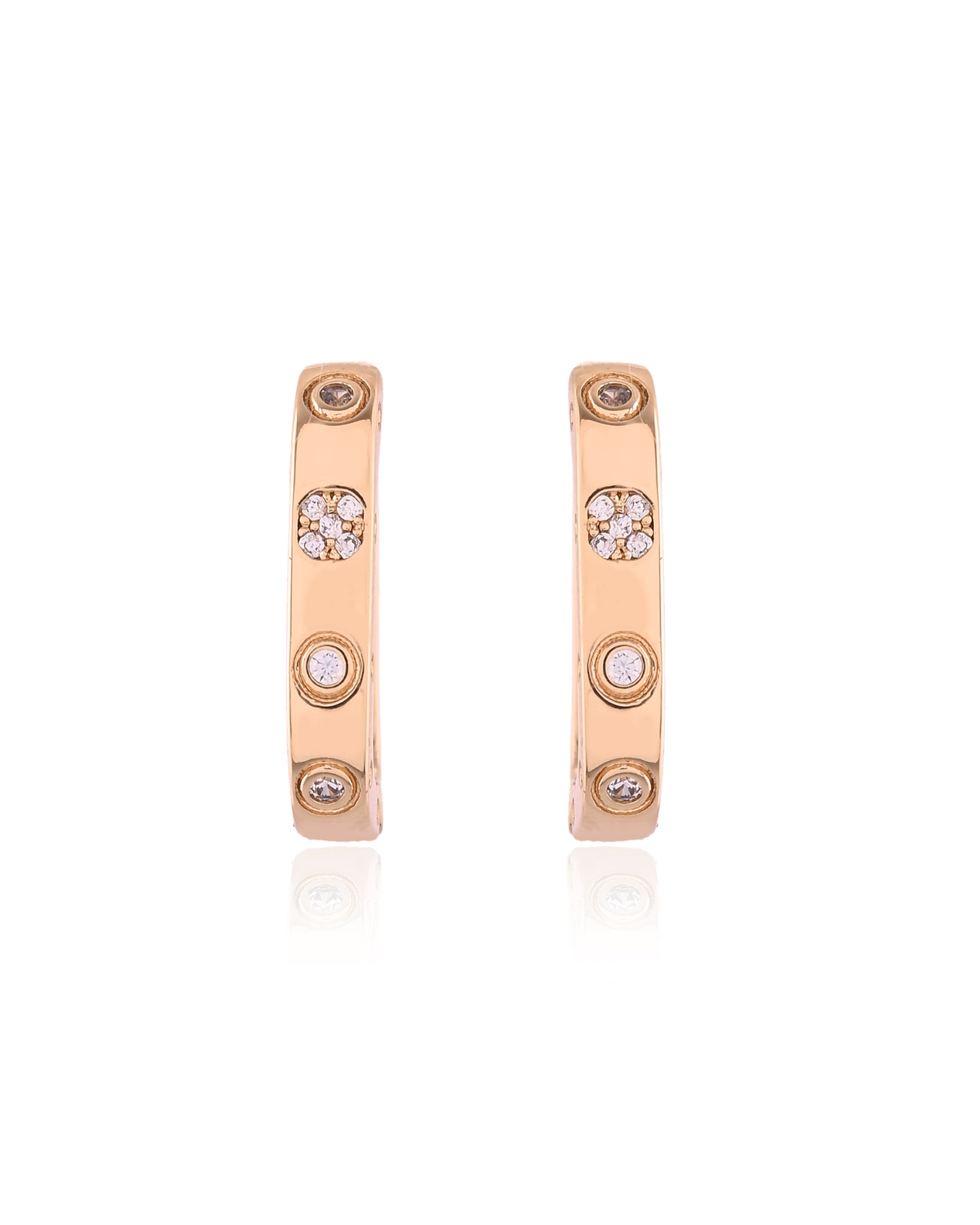 Falak Glow Hoops Earrings