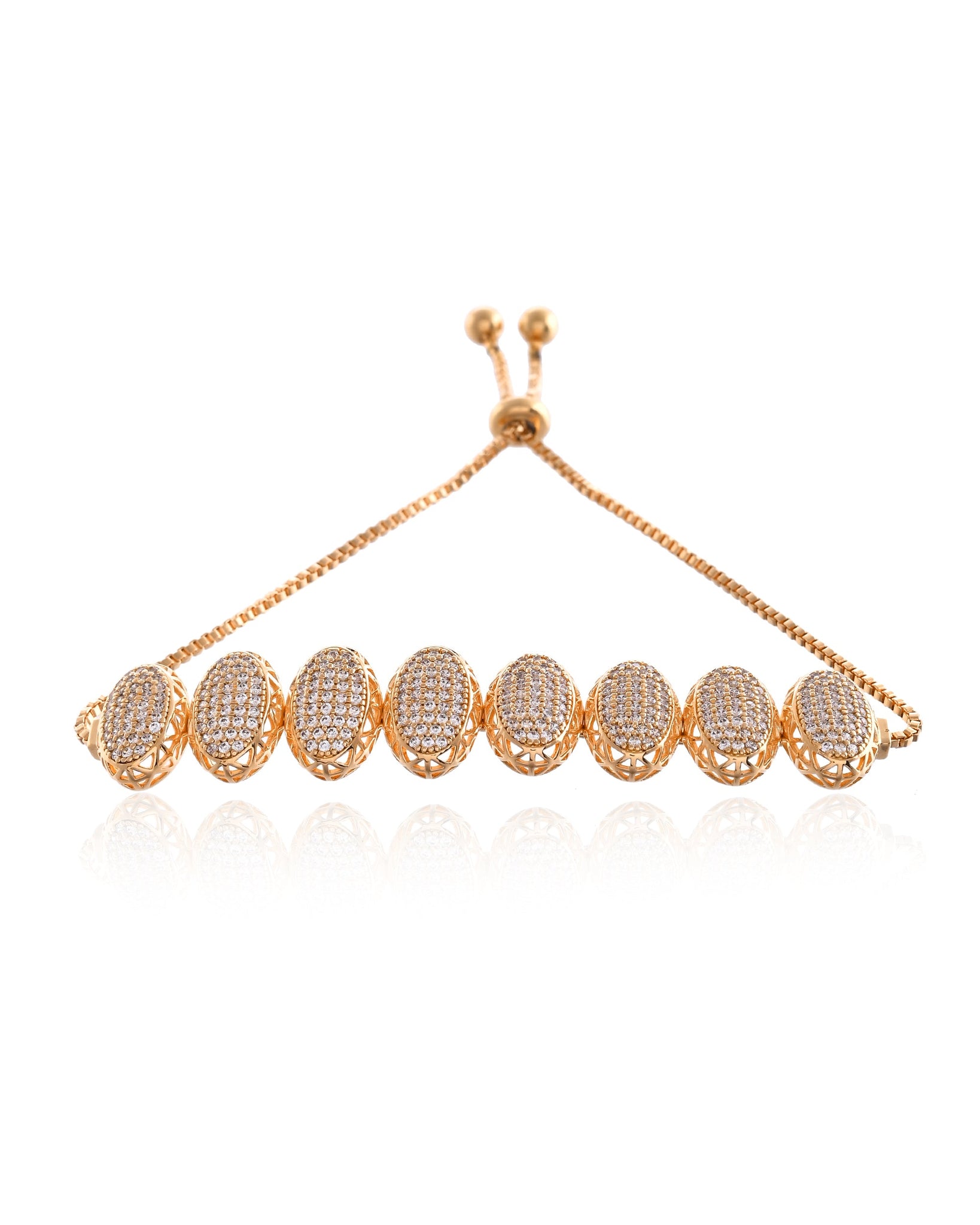 Gold Plated Adjustable Bracelet