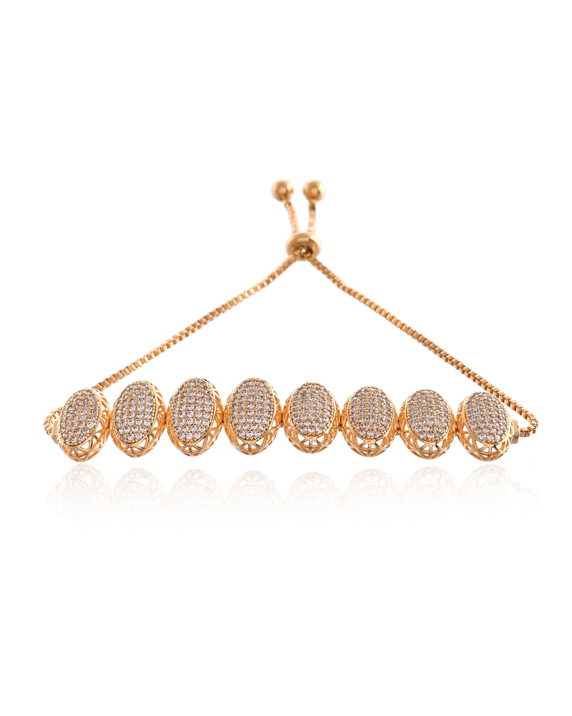 Gold Plated Adjustable Bracelet