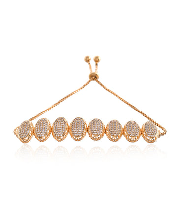 Gold Plated Adjustable Bracelet