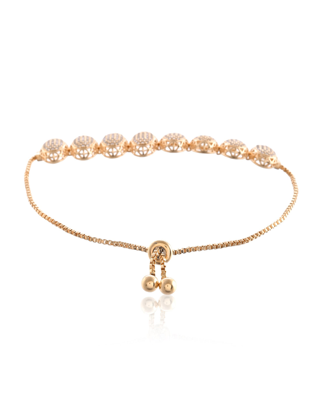 Gold Plated Adjustable Bracelet