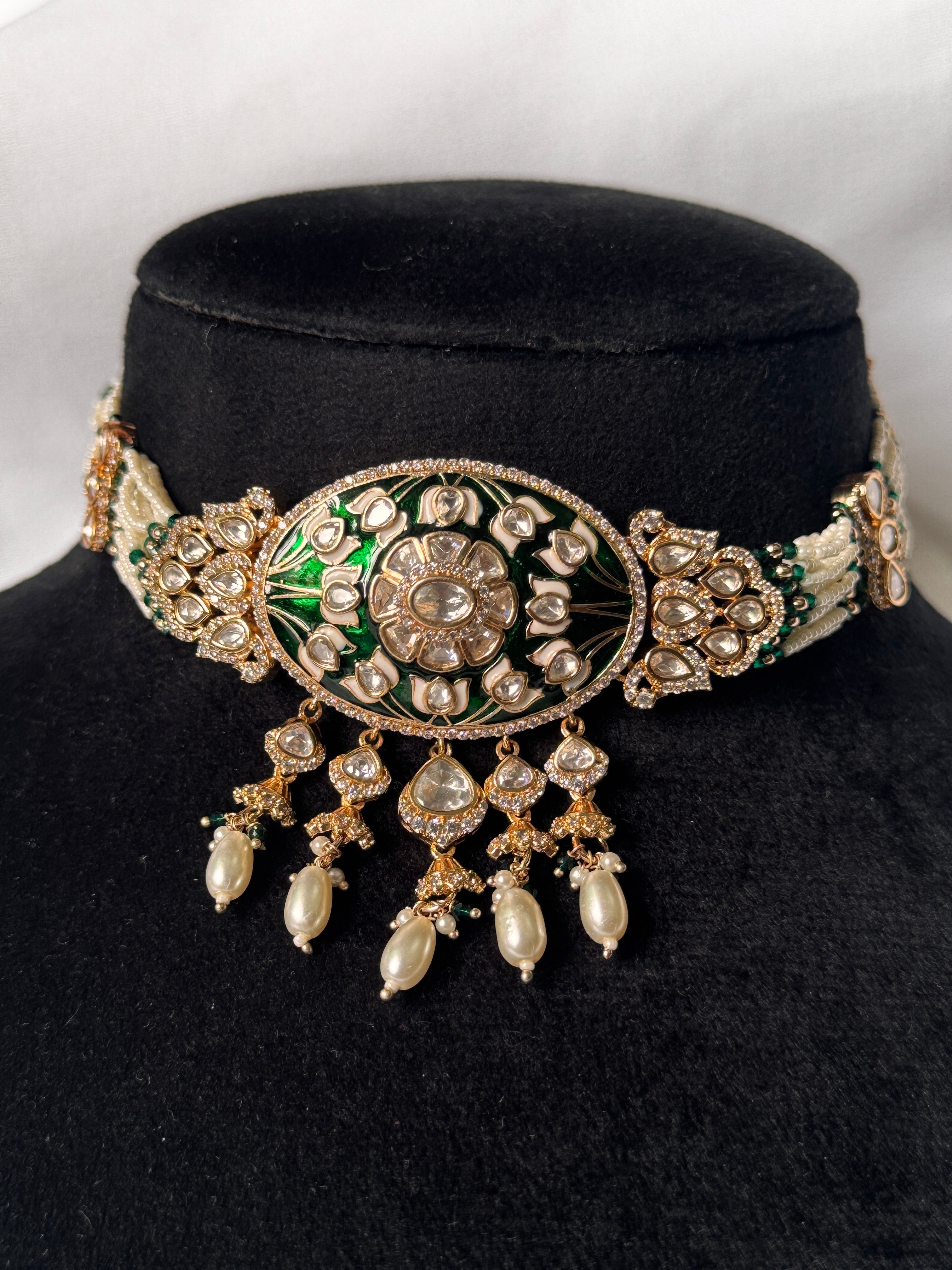 Meenakari Choker Set