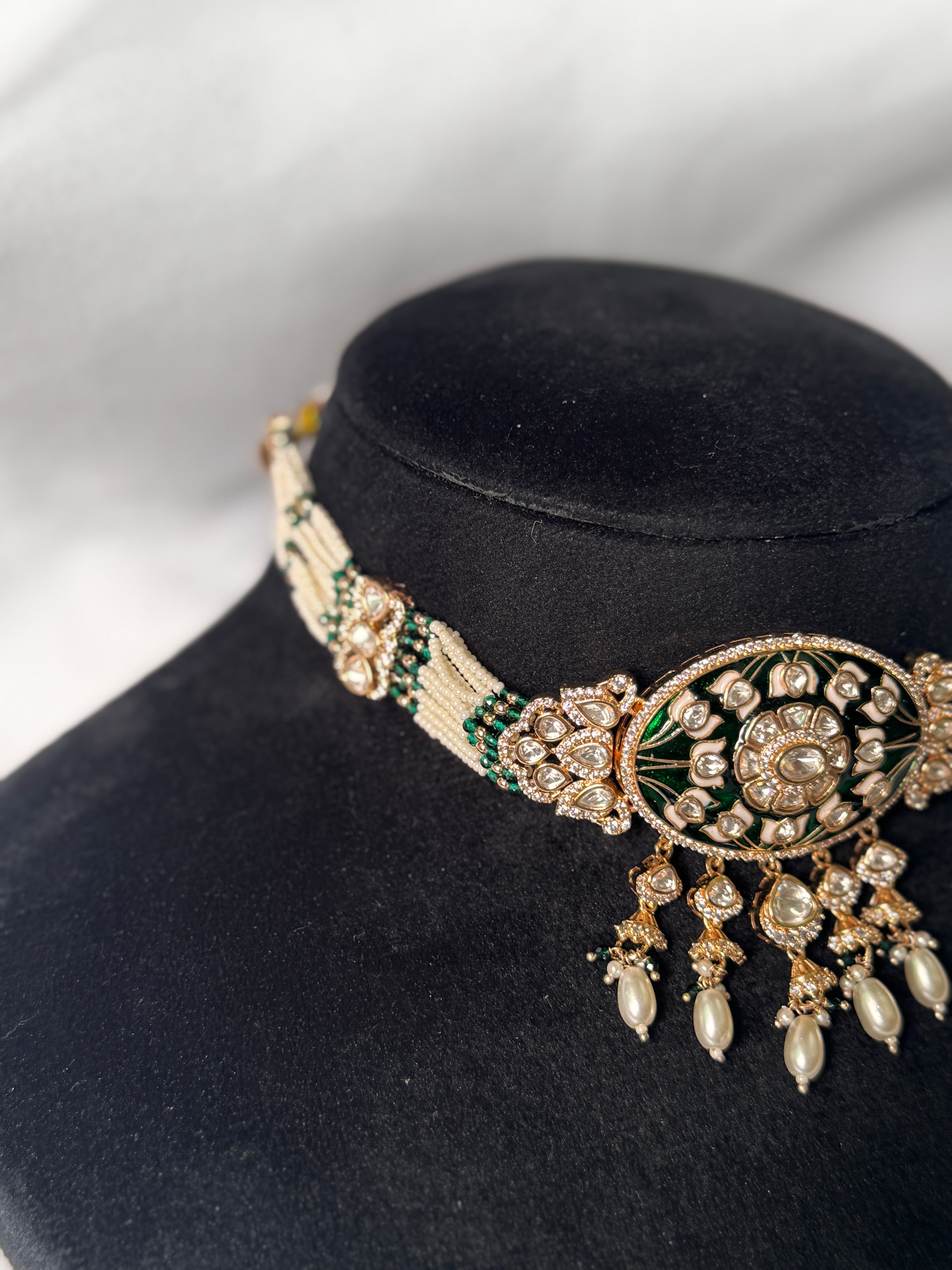 Meenakari Choker Set
