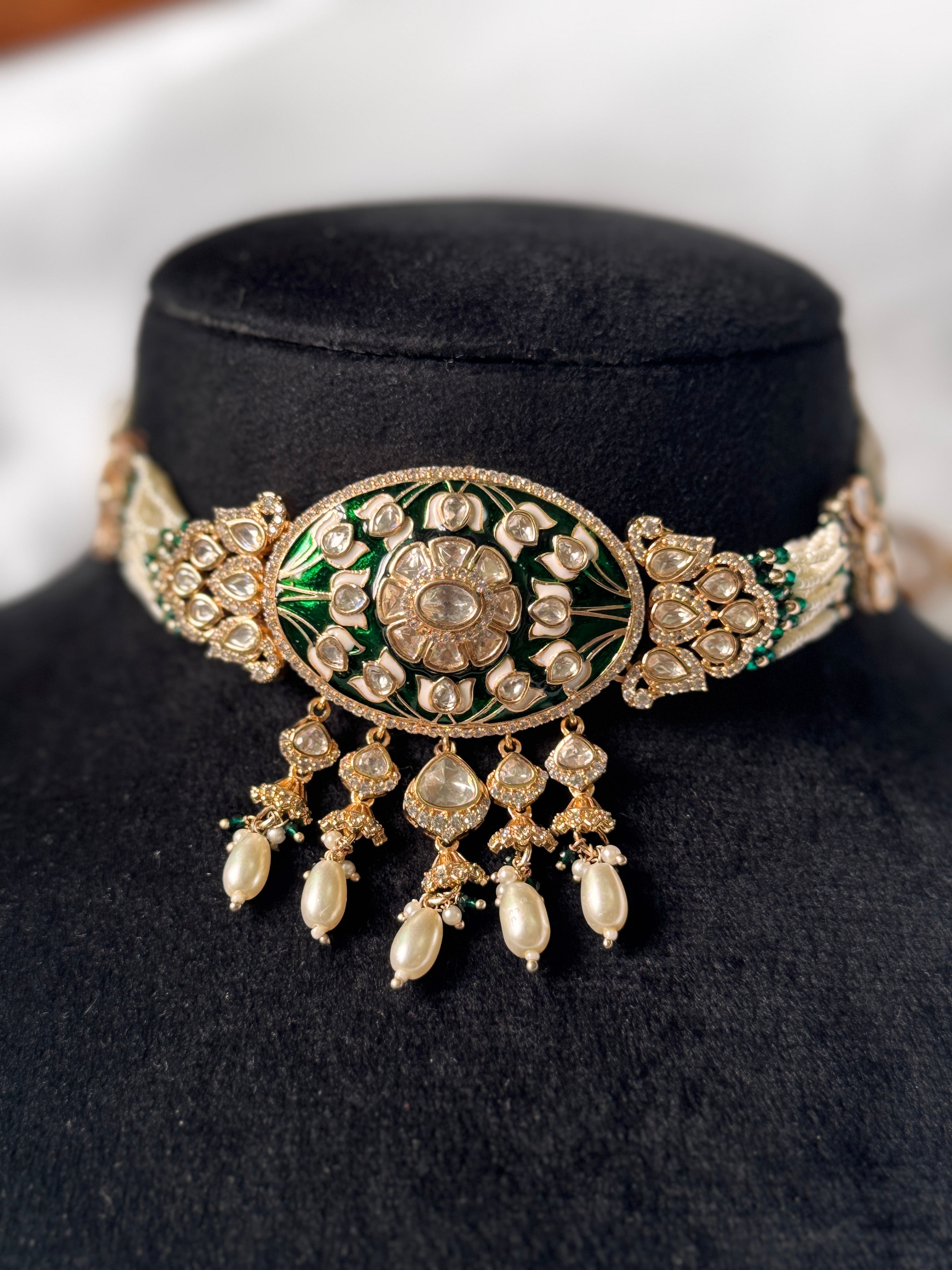 Meenakari Choker Set