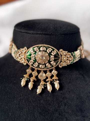 Meenakari Choker Set