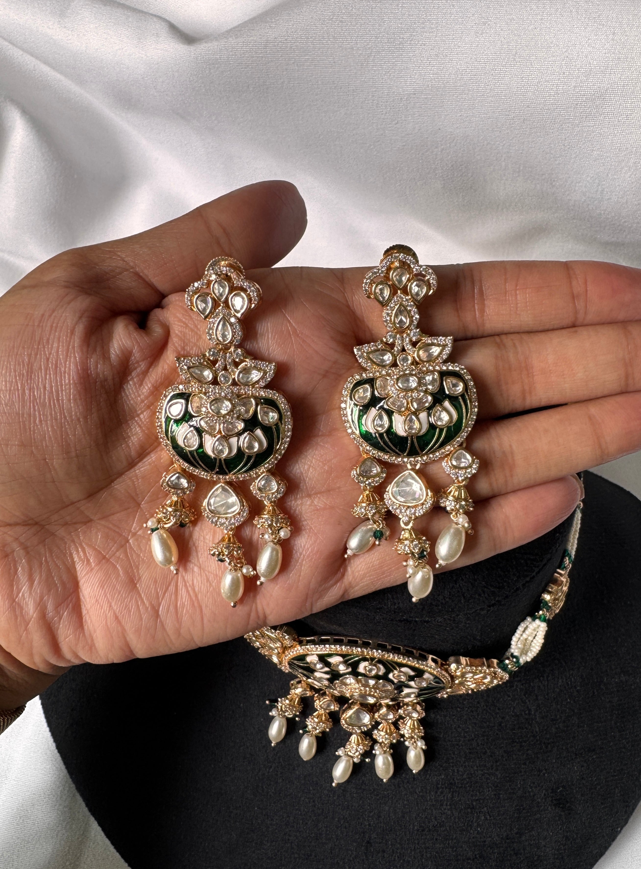 Meenakari Choker Set