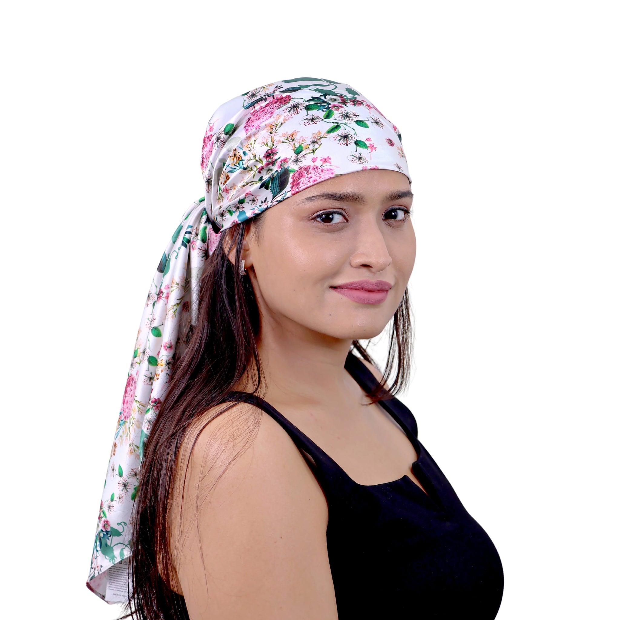 Vintage Flora Botanic Charm Satin Scarf