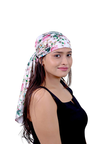 Vintage Flora Botanic Charm Satin Scarf