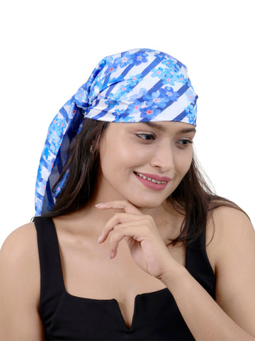 Bluebell Breezy Floral Print Cottan Scarf