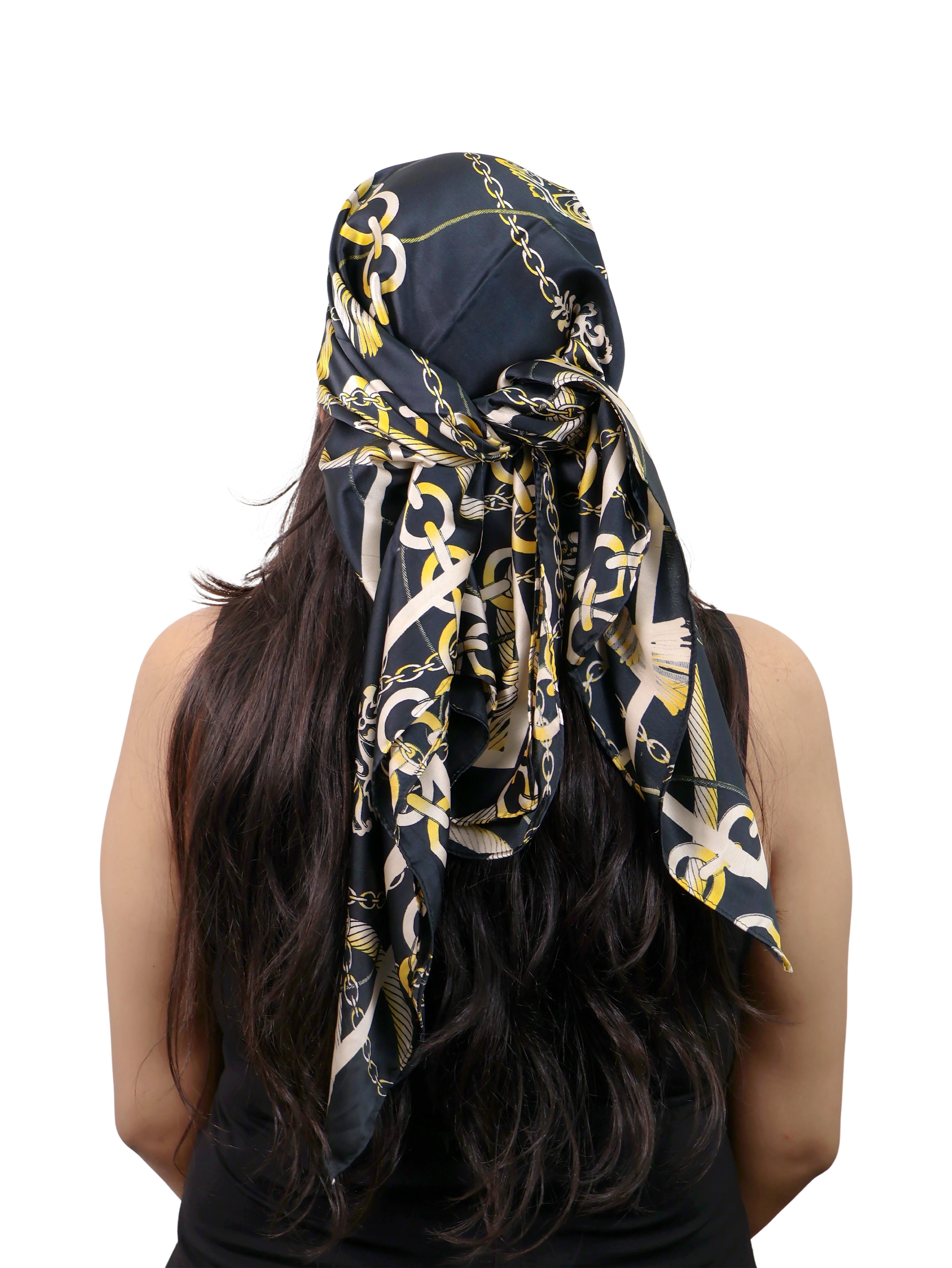 Admiral's Knot Silk Wrap Scarf