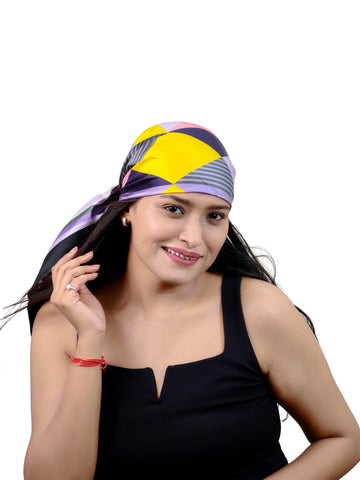 Kaleidoscope Vibrant Silk Scarf